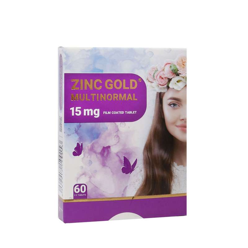 قرص زینک مولتی نرمال- 15 میلی گرم بسته 60 عددی قرص زینک مولتی نرمال- 15 میلی گرم بسته 60 عددی