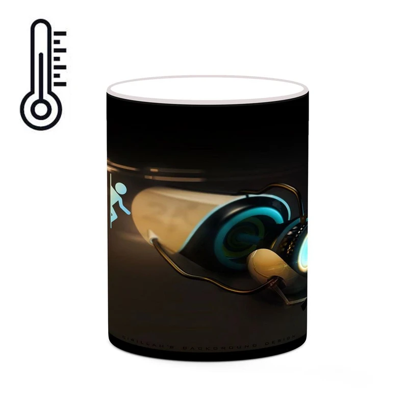 ماگ حرارتی کاکتی مدل بازی پورتال Portal 2 کد mgh29947