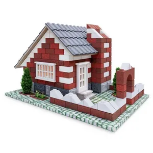 ساختنی مینی بیلد مدل آجر مینیاتوری کلبه