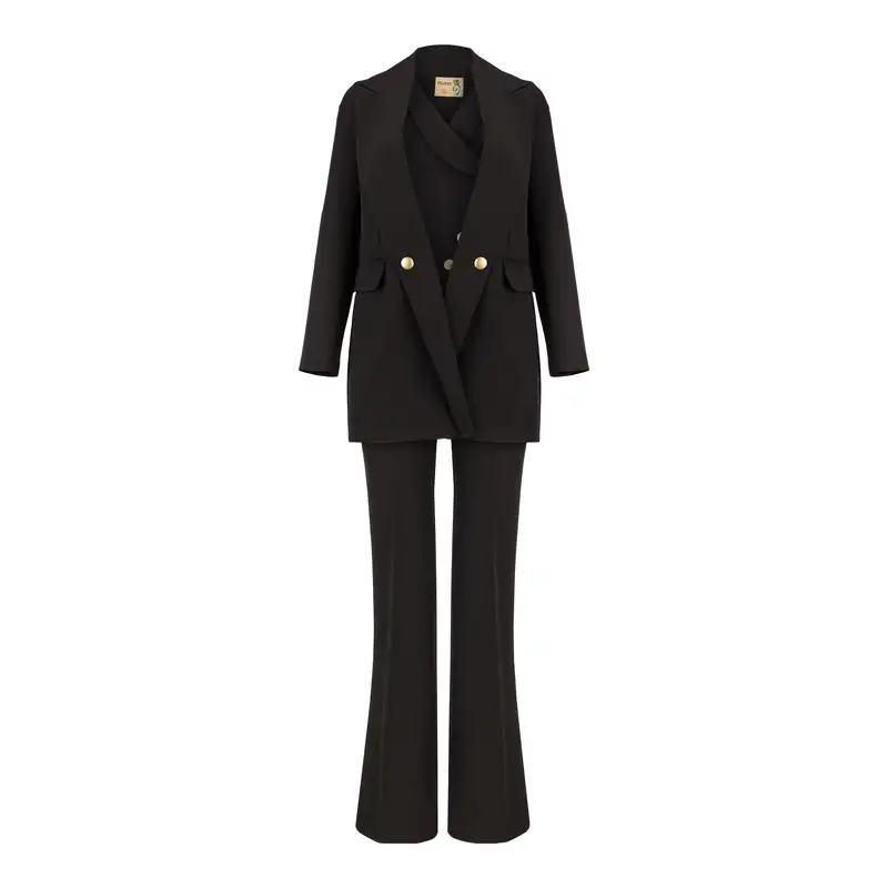 ست 3 تکه لباس زنانه السانا مدل تندیس کد 178501