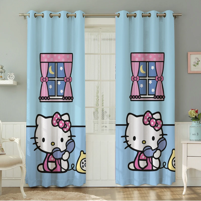 پرده نیروانا طرح کودک  مدل هازان کد 8205 سایز 140×280 سانتی متر