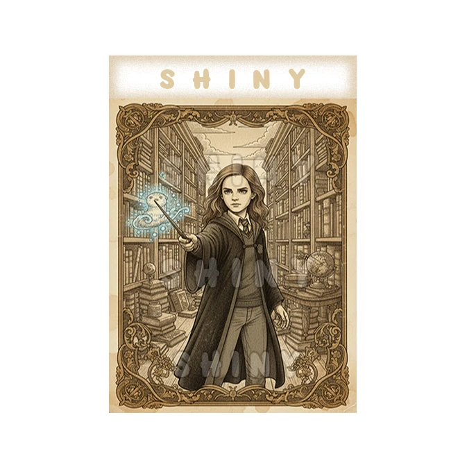 پوستر شاینی مدل هری پاتر طرح هرماینی کد 02