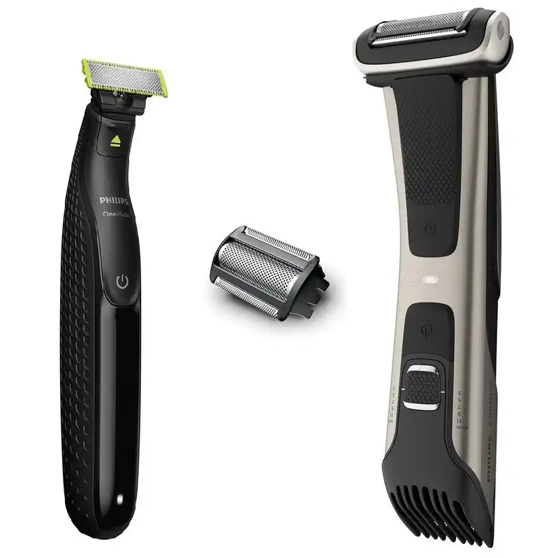 ماشین اصلاح موی بدن و صورت فیلیپس مدل BG7030/49 به همراه ماشین اصلاح وان بلید