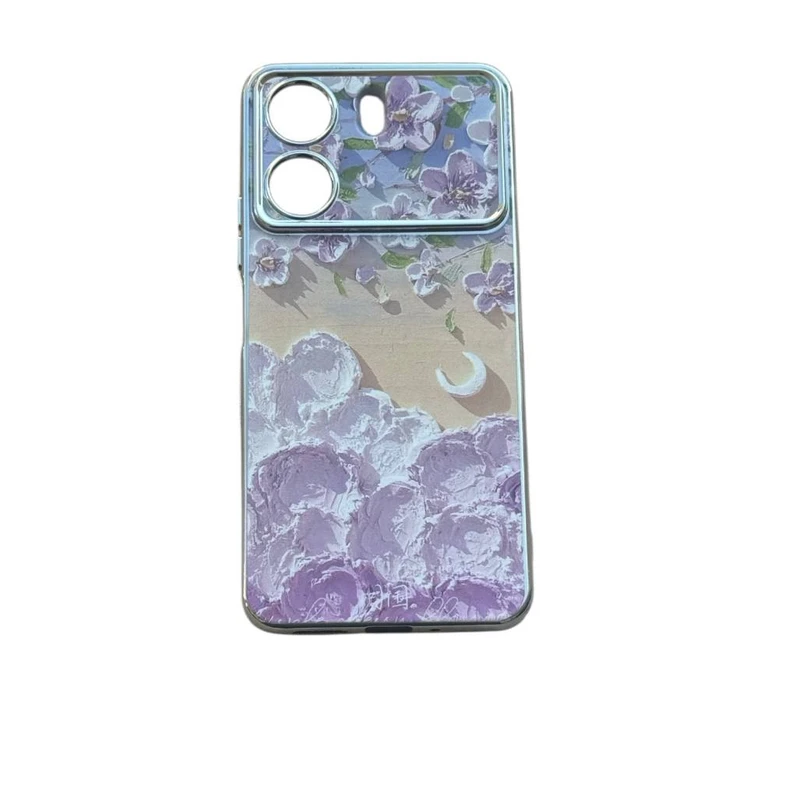 کاور طرح  موج و گل کد Gl98 مناسب برای گوشی موبایل شیائومی Redmi 13 C