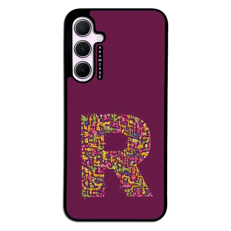 کاور آکام مدل AMC-WSGA35-ALPHADOODLEBET-18 مناسب برای گوشی موبایل سامسونگ Galaxy A35