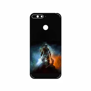 MAHOOT Skyrim Game Series Cover Sticker for Huawei Y6 Prime 2018
