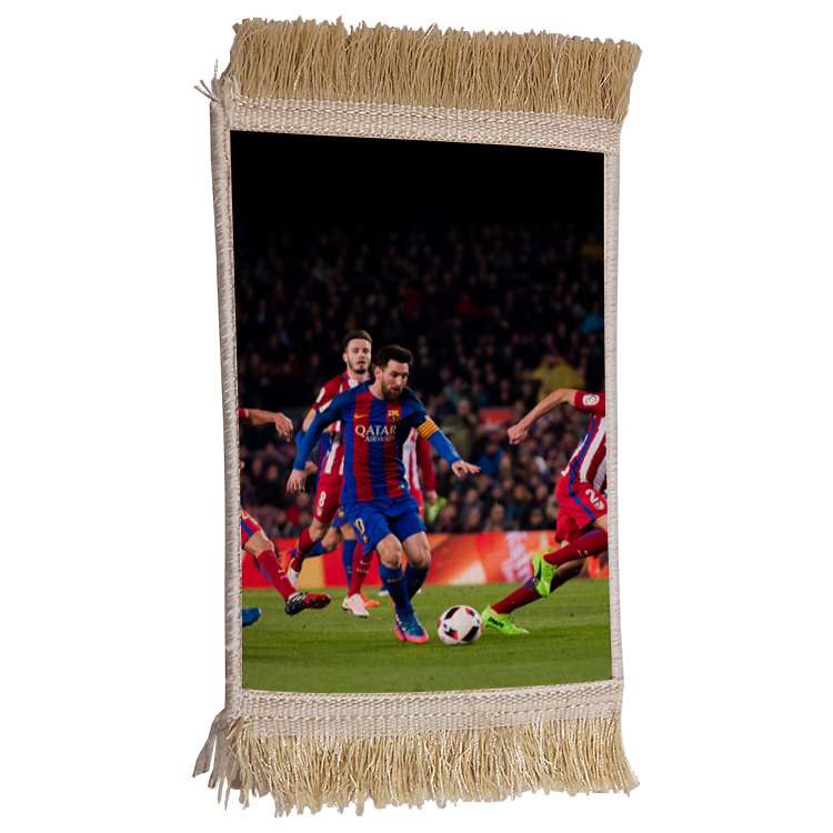 فرش ماشینی دیوارکوب مدل مسی کد 7