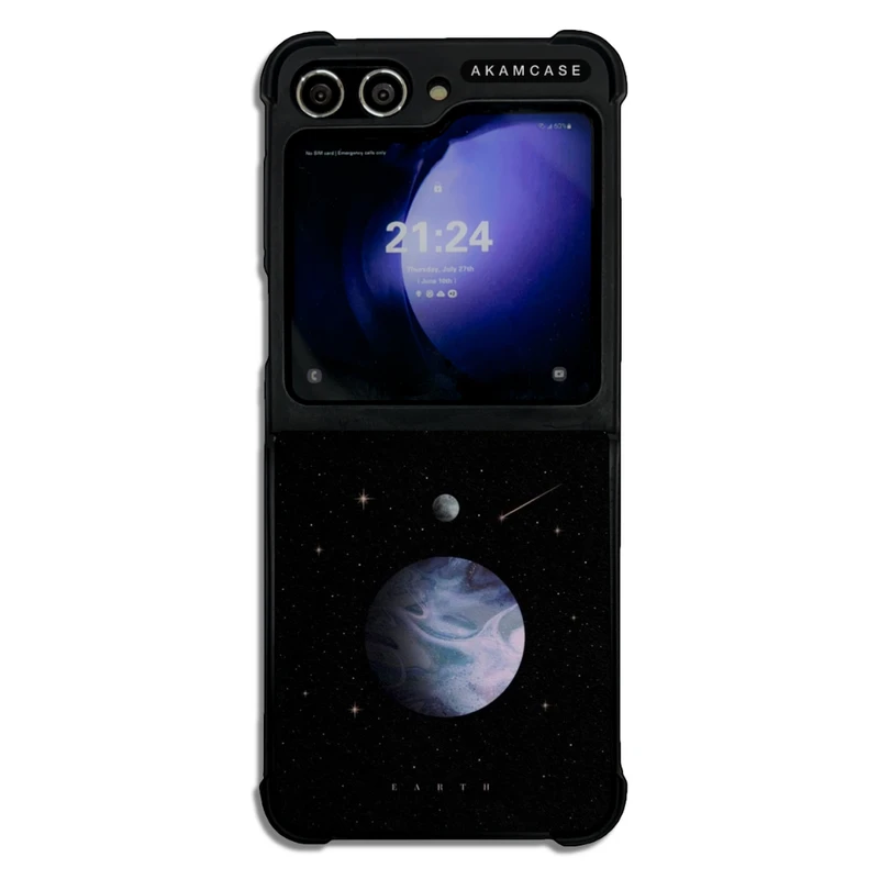 کاور آکام مدل AMC-WSGZFLIP5-PLANET-21 مناسب برای گوشی موبایل سامسونگ Galaxy Z Flip 5