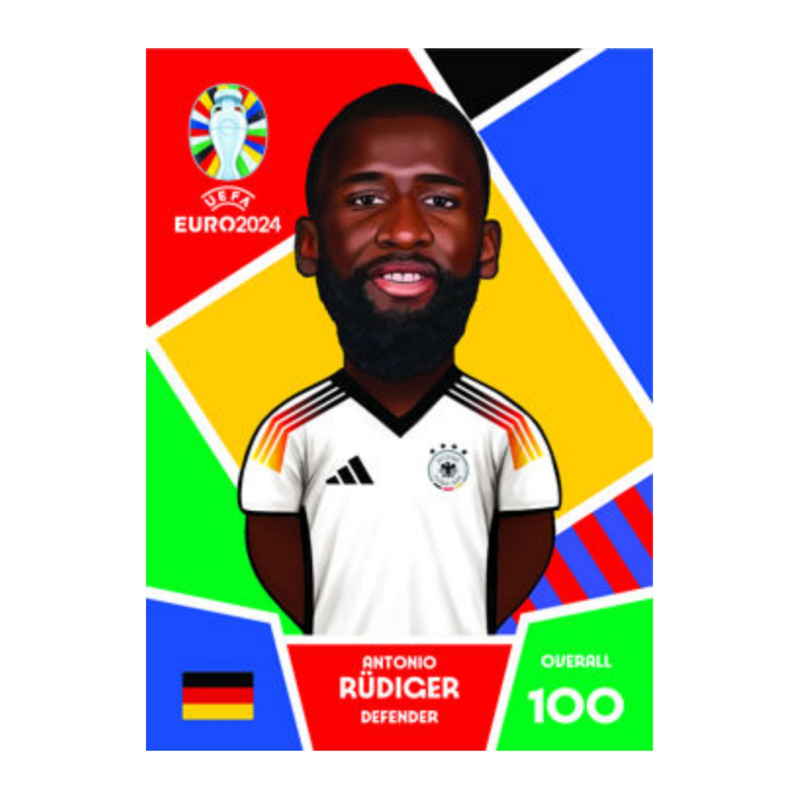 اسباب بازی زینتی کیمدی مدل آنتونیو رودیگر ۲۰۲۴ یورو -  - 1