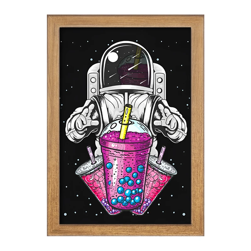 تابلو خندالو مدل فضانورد کد F10091