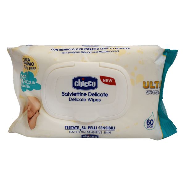 دستمال مرطوب کودک چیکو مدل C9163.6 بسته 60 عددی دستمال مرطوب کودک چیکو مدل C9163.6 بسته 60 عددی
