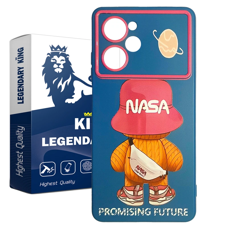 کاور لجندری کینگ طرح ناسا مناسب برای گوشی موبایل شیائومی Poco X5 Pro