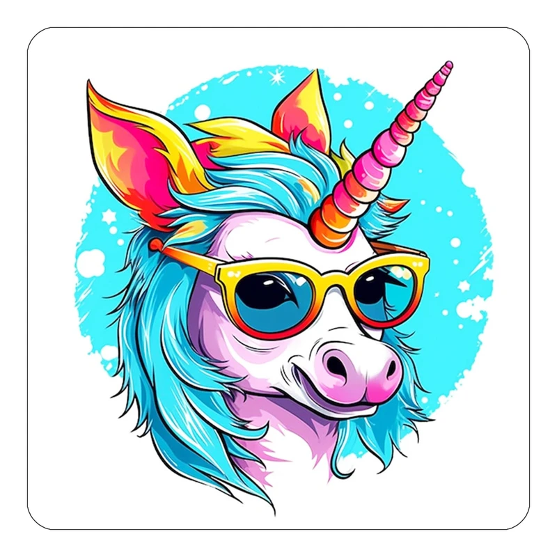 مگنت کاکتی طرح اسب تک شاخ و یونیکورن مدل mp30106