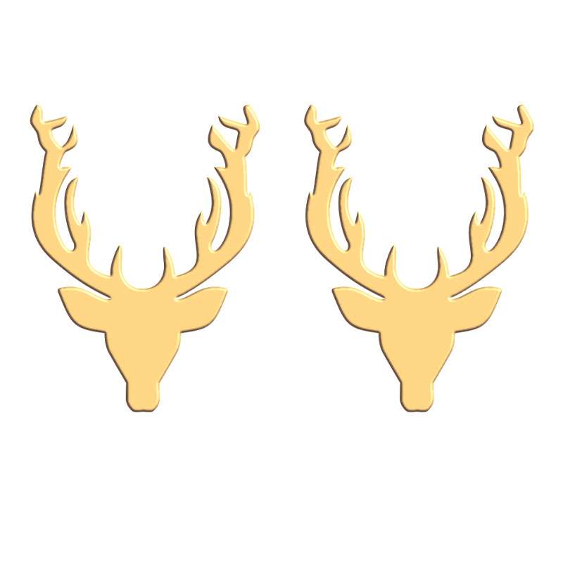 گوشواره طلا 18 عیار زنانه فرشته طرح گوزن WEL-000426 گوشواره طلا 18 عیار زنانه فرشته طرح گوزن WEL-000426