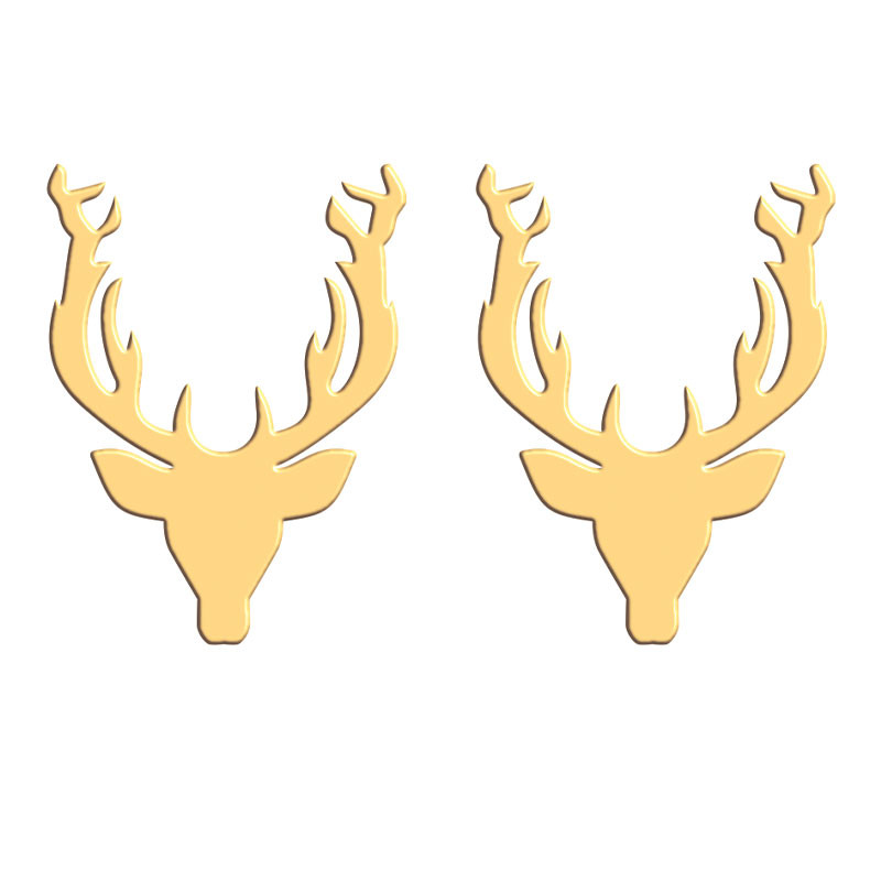 گوشواره طلا 18 عیار زنانه فرشته طرح گوزن WEL-000426 گوشواره طلا 18 عیار زنانه فرشته طرح گوزن WEL-000426