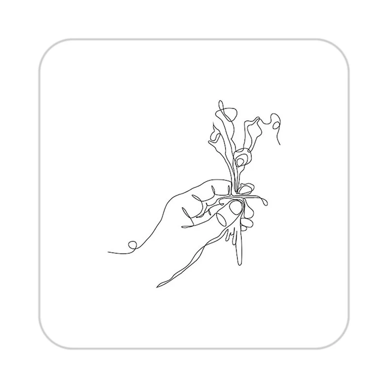 زیر لیوانی کاکتی طرح عاشقانه مدل mp37508