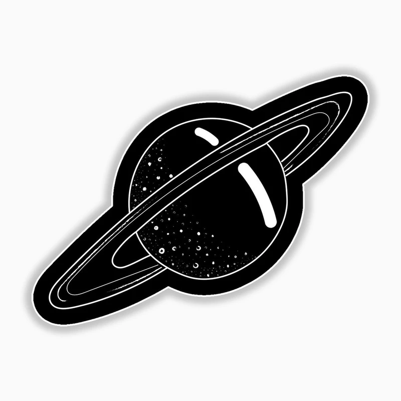 استیکر لپ تاپ و موبایل بووم طرح سیاره کد 1006 