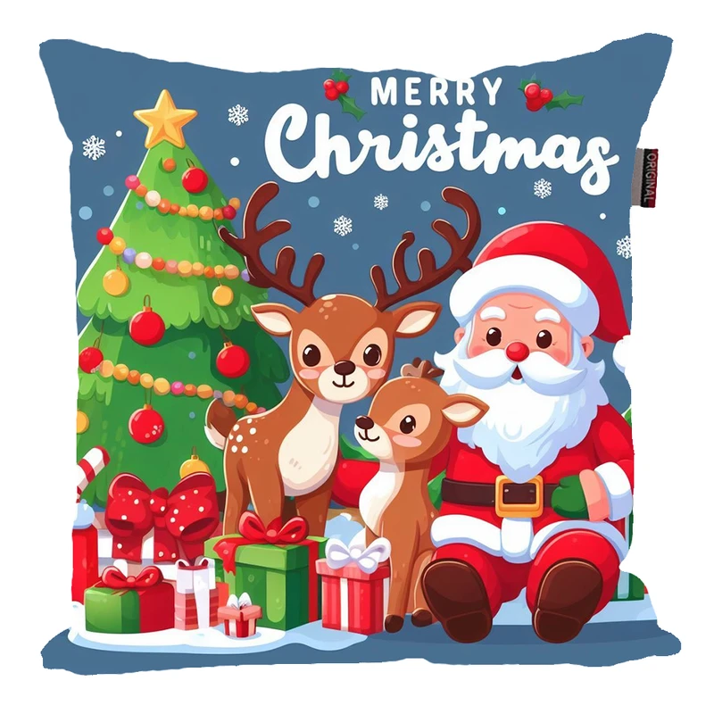 کوسن پاد آفرین مدل کریسمس مبارک طرح بابانوئل کد PK30266