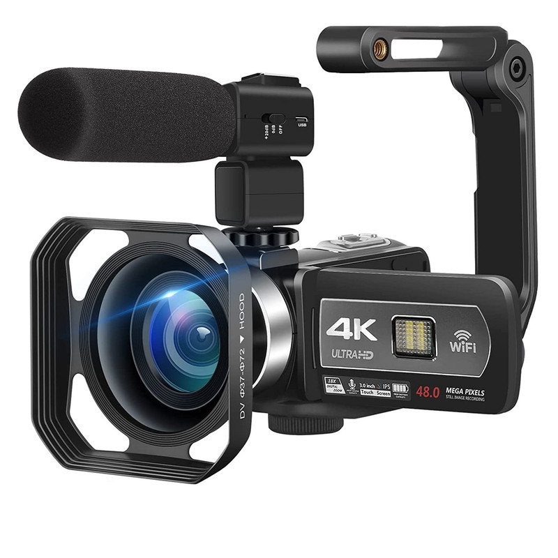 دوربین فیلم برداری مدل 4K 48MP 60FPS 18X 