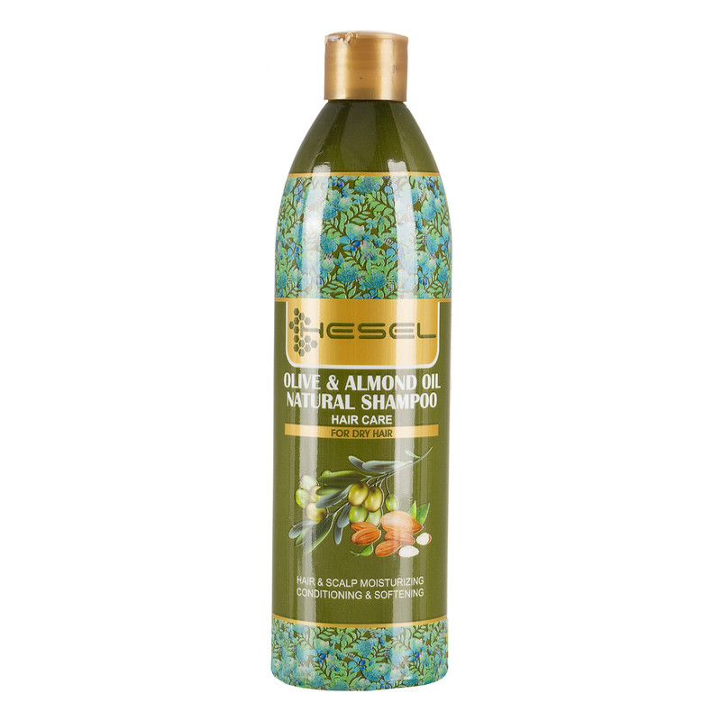 شامپو مو هسل مدل Olive & Almond oil حجم 400 میلی لیتر