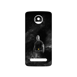 MAHOOT Dwayne Johnson Cover Sticker for Motorola Moto Z2 Play