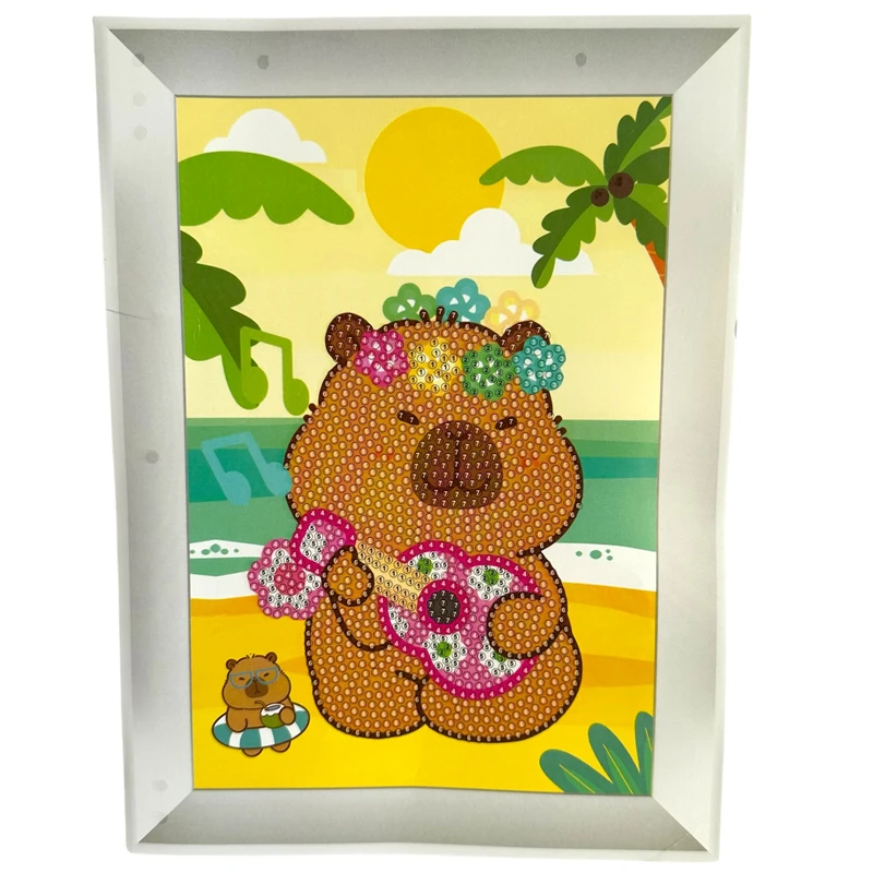 بازی آموزشی مدل ساخت تابلو نقاشی الماسی طرح کاپی بارا