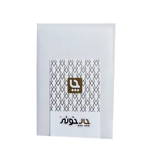 کاغذ A4 چاپخونه مدل پشت چسب دار کد KPAB100 بسته 100 عددی