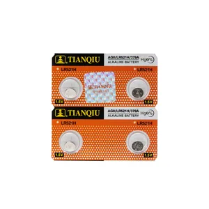 باتری ساعت تیانکیو مدل AG0 – LR 521 H Original بسته چهار عددی