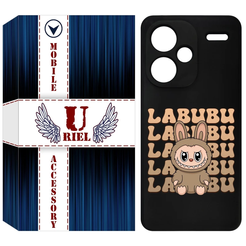کاور یوریل مدل KSH کد 134 طرح عروسک لبوبو مناسب برای گوشی موبایل شیائومی Redmi Note 13 Pro Plus