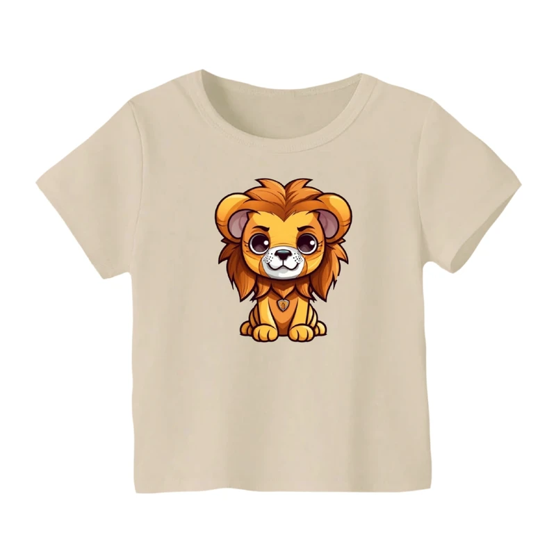 تی شرت آستین کوتاه بچگانه مدل شیر کد ۱۳