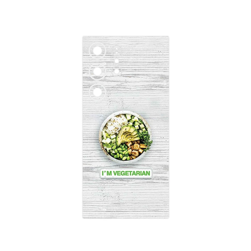 برچسب پوششی ماهوت مدل Im_vegetarian مناسب برای گوشی موبایل سامسونگ Galaxy S24 Ultra