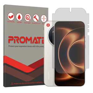 Promate Hydrogel model Transparent Screen Protector for Xiaomi 17 Ultra mobile phone