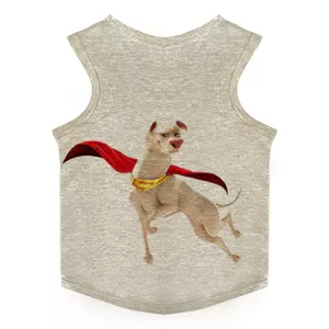 لباس سگ و گربه طرح super pets کد B275 سایز XL