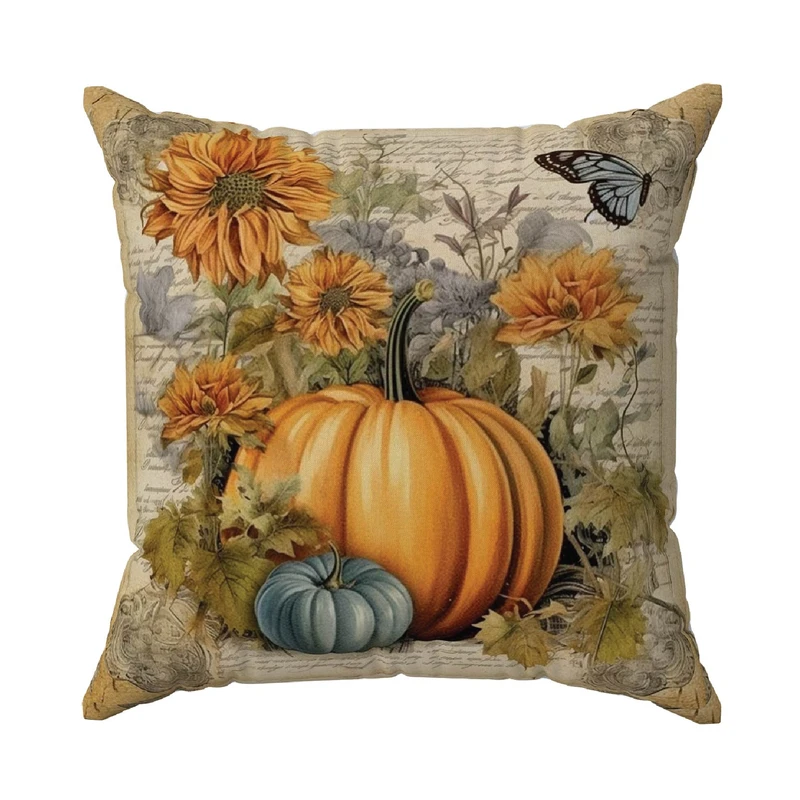 کاور کوسن مدل پاییزی کد MC209 سایز 45*45 سانتی متر