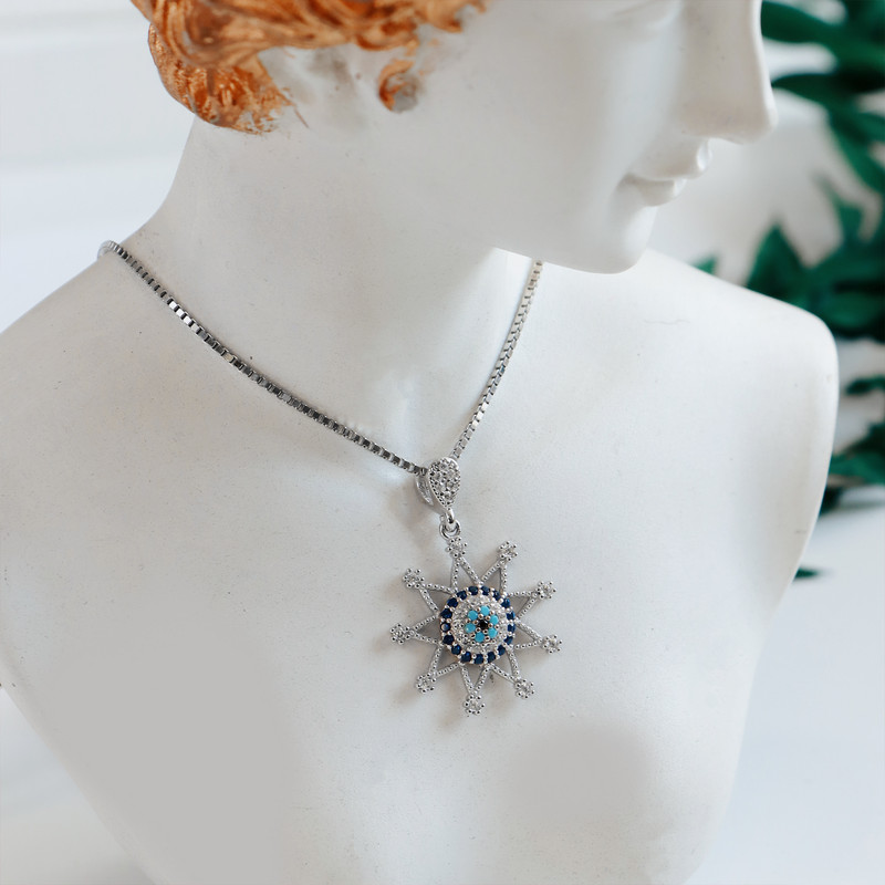 آویز گردنبند نقره زنانه جی تی ای مدل جی نایس 55