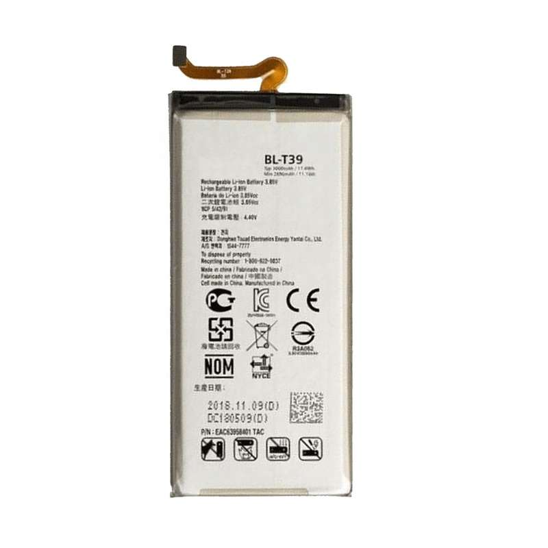 باتری موبایل مدل BL-T39 ظرفیت 3000 میلی‌آمپر ساعت مناسب برای گوشی ال جی G7 ThinQ