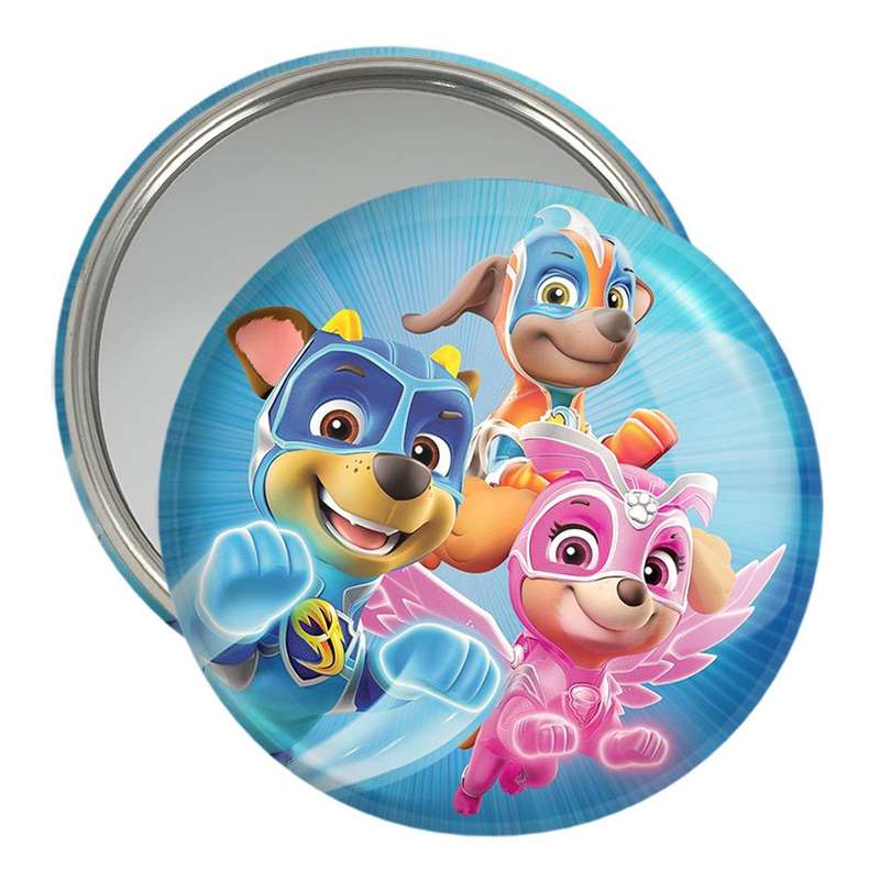 آینه جیبی خندالو مدل چیس و اسکای و زوما سگ های نگهبان Paw Patrol کد 12584 آینه جیبی خندالو مدل چیس و اسکای و زوما سگ های نگهبان Paw Patrol کد 12584