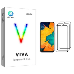 Junbo Viva Glass Screen Protector For Samsung Galaxy A30 Pack Of 3