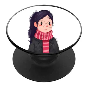پایه نگهدارنده گوشی موبایل پاپ سوکت مدل دخترک ناز کد 02