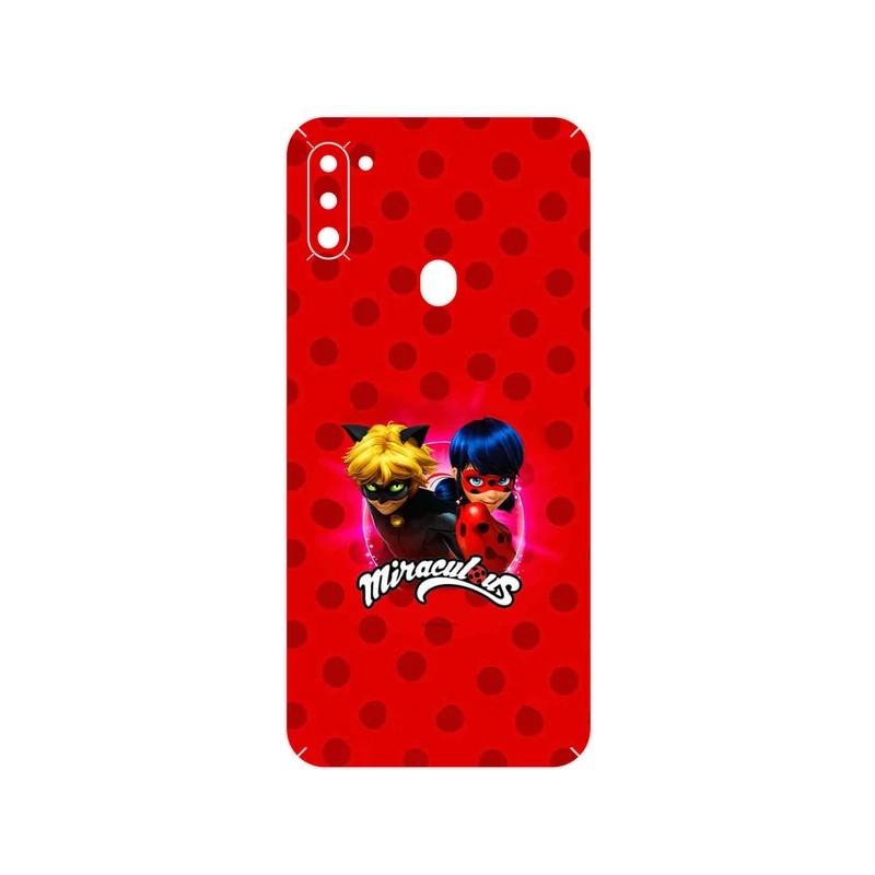 برچسب پوششی ماهوت مدل Ladybug and Cat Noir مناسب برای گوشی موبایل سامسونگ Galaxy A11