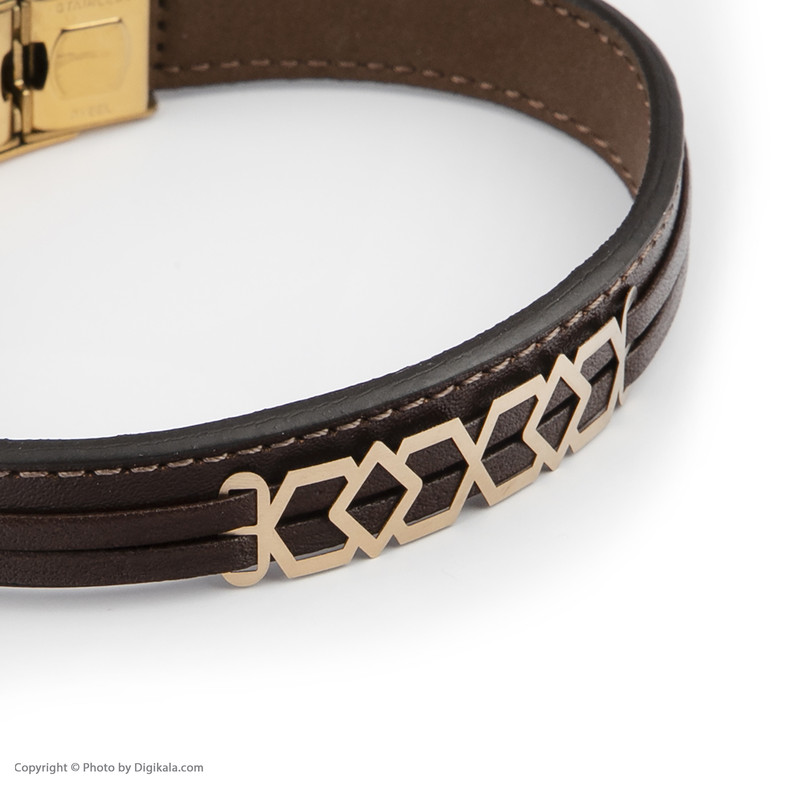 دستبند طلا 18 عیار مردانه مایا ماهک مدل MB1492