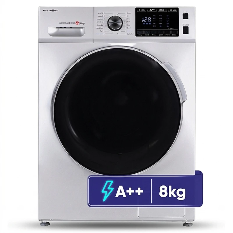 ماشین لباسشویی 8 کیلوگرم اتوماتیک پاکشوما مدل TFU-84409
