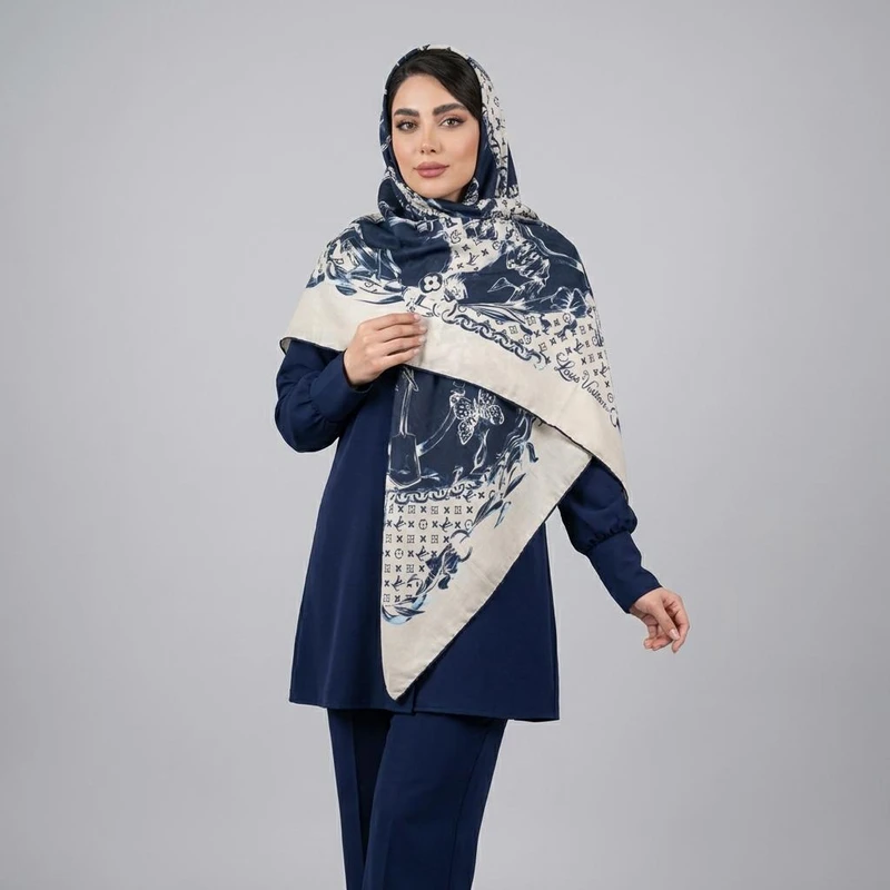 روسری زنانه مدل عطر و پروانه کد 10390