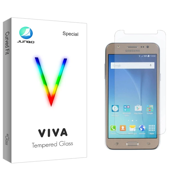 محافظ صفحه نمایش شیشه ای جانبو مدل Viva Glass مناسب برای گوشی موبایل سامسونگ Galaxy J3