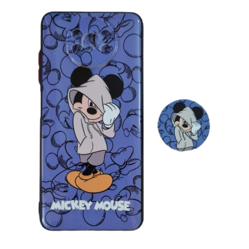 کاور طرح میکی موس کد 362 مناسب برای گوشی موبایل شیائومی Poco X3 به همراه پاپ سوکت