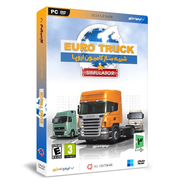 بازی Euro Truck Simulator 1 مخصوص PC نشر لیمو استور