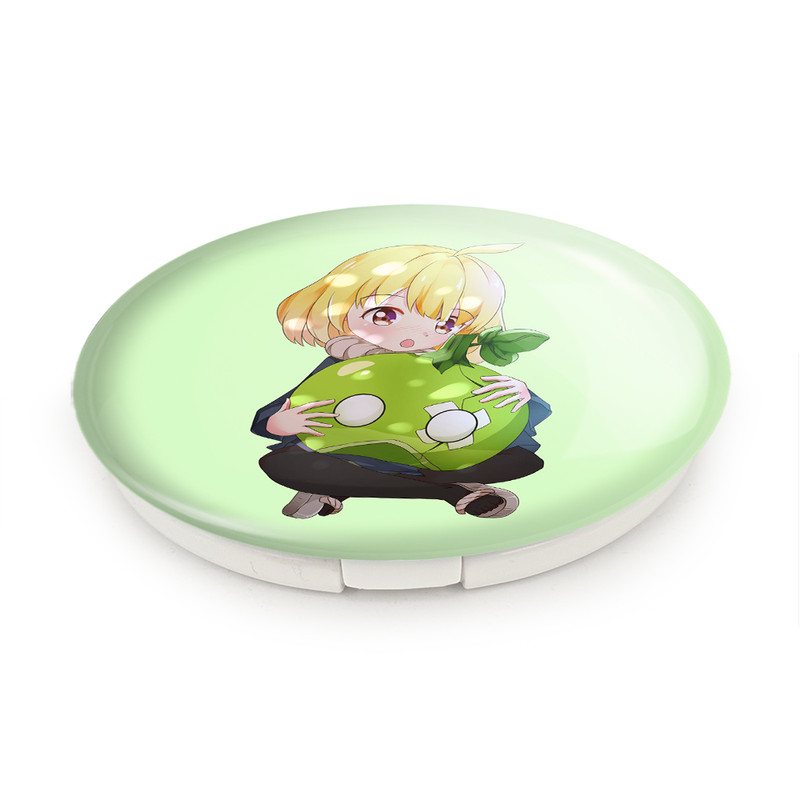 آینه جیبی خندالو طرح سویکا انیمه دکتر استون Dr. Stone مدل تاشو کد 27498