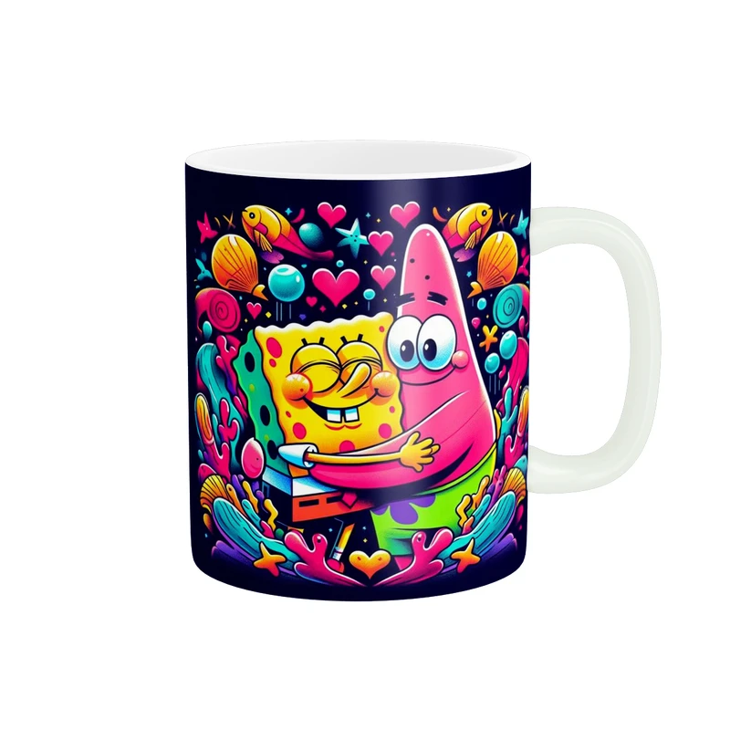 ماگ پاد آفرین طرح باب اسفنجی وپاتریک کد 241