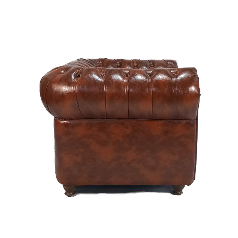 مبل اداری پنج نفره مدل چستر دو قالپاقه