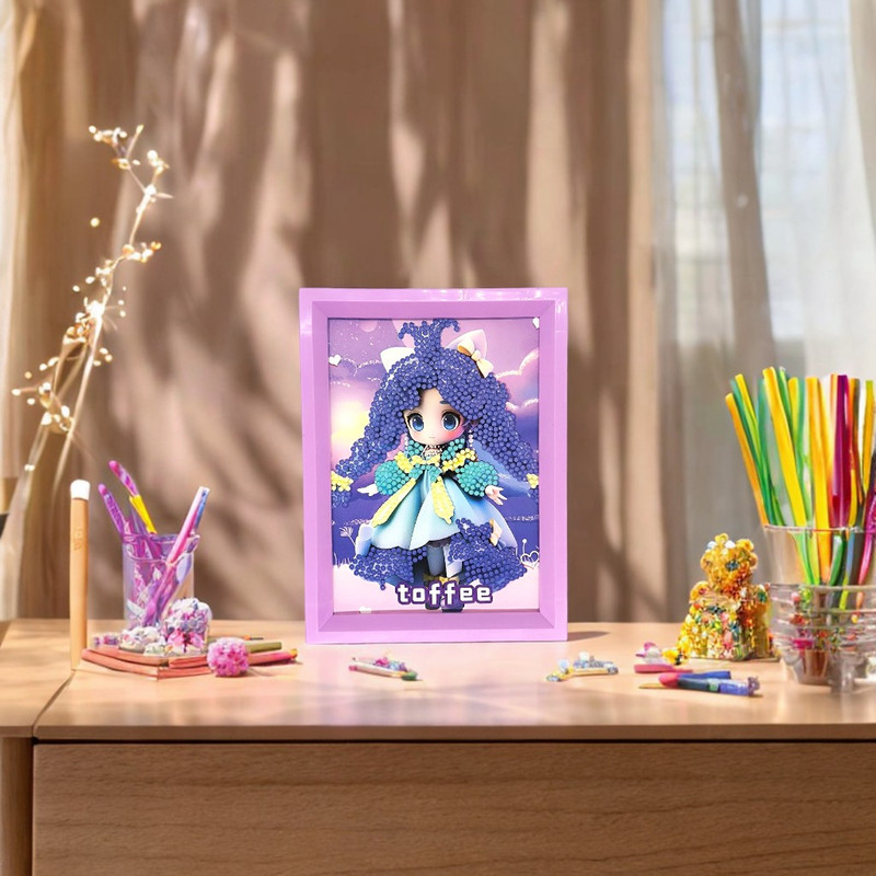 بازی آموزشی مدل نقاشی الماسی فانتزی طرح تافی